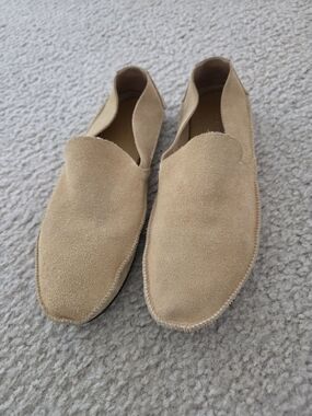 The Row Tyler Loafer in Suede Sz 7.5/38